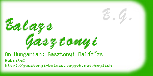 balazs gasztonyi business card